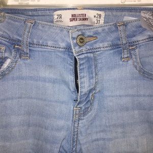 Hollister Super Skinny Light Wash Jeans
